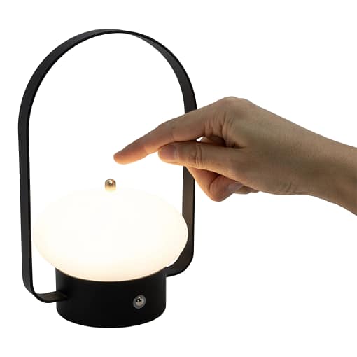 Inalámbrico Lámpara recargable LED de mesa, diseño Barcelona contemporáneo