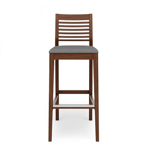 Taburete Marty asiento tapizado interior