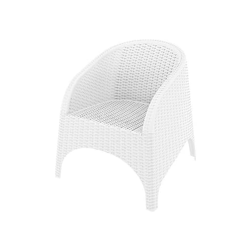 silla con brazos aruba para exterior imitación rattan ratán