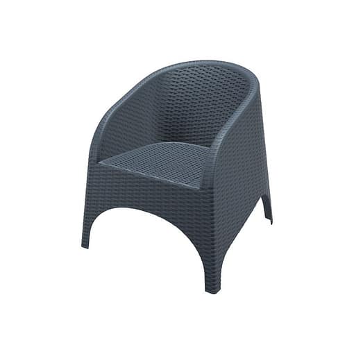 silla con brazos aruba para exterior imitación rattan ratán