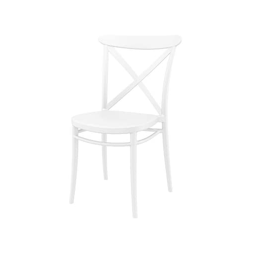 Cross chair Silla sin brazos exterior apilable