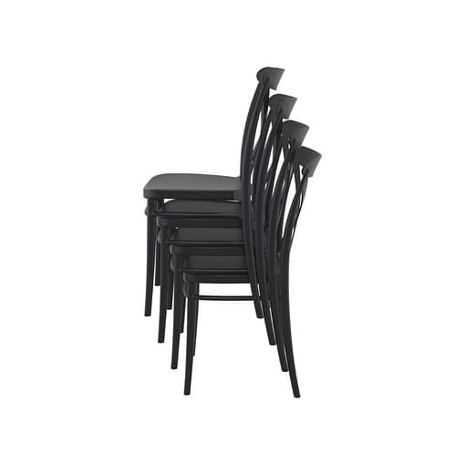 Cross chair Silla sin brazos exterior apilable