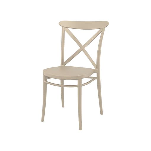 Cross chair Silla sin brazos exterior apilable