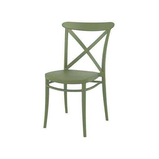 Cross chair Silla sin brazos exterior apilable