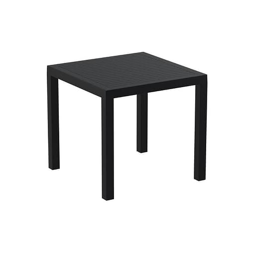 Mesa ARES 80 siesta negro exterior