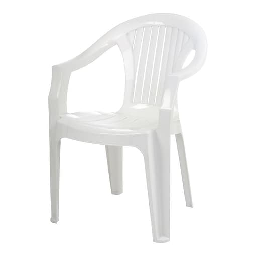 Silla LOLA con brazos apilable para exterior