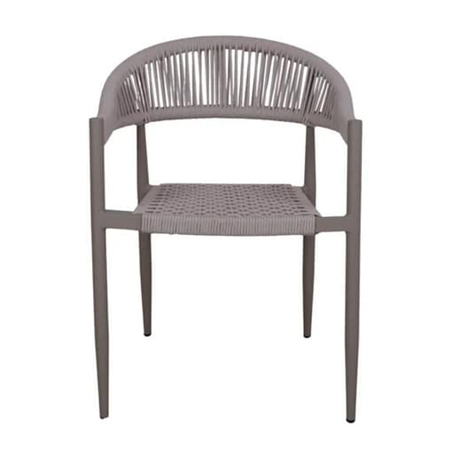 silla terraza Rocho aluminio cuerda sintetica para exterior