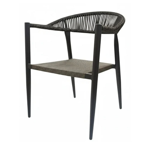 silla terraza Rocho aluminio cuerda sintetica para exterior