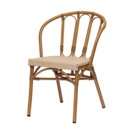 Silla apilable NASSAU de textilene para exterior
