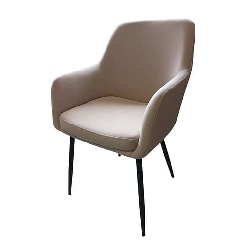 sillon kuta para interior tapizado estructura meta con brazos
