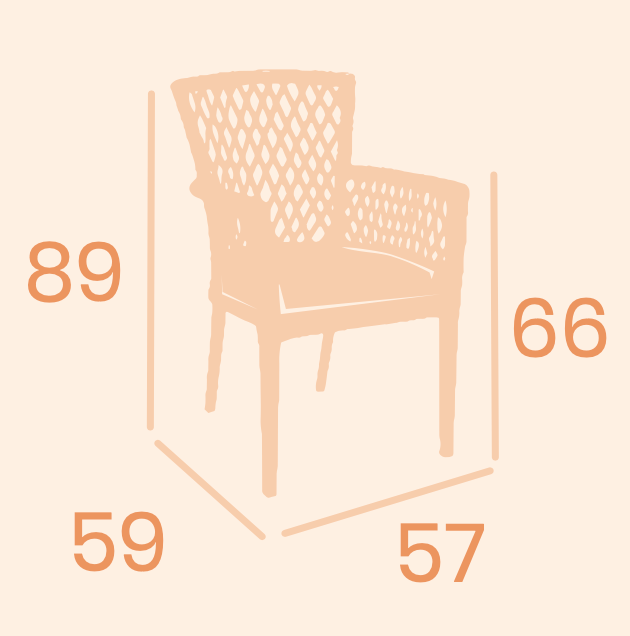 Sillón Kioto apilable - Imagen 4