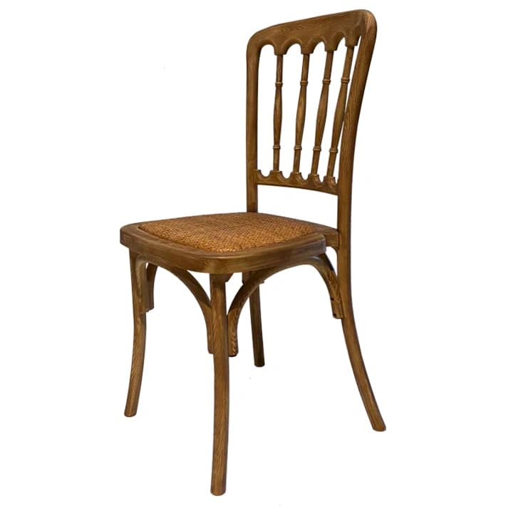 Silla Napoleón imitación madera para eventos