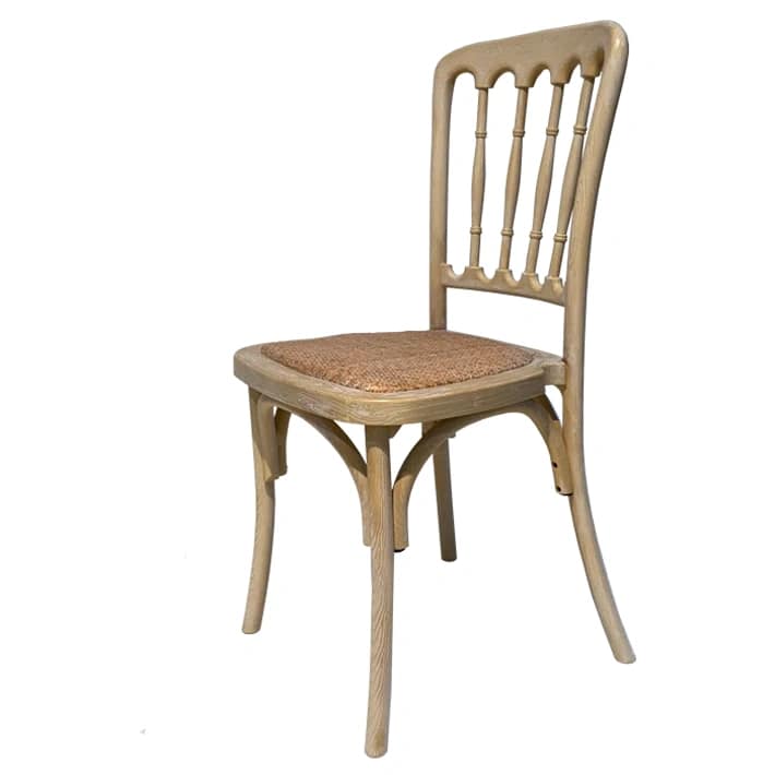 Silla Napoleón imitación madera para eventos - Imagen 2