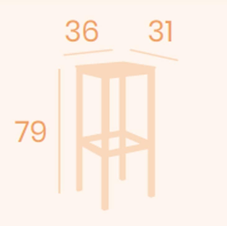 Banqueta Mónaco Plus con asiento Compact - Imagen 7